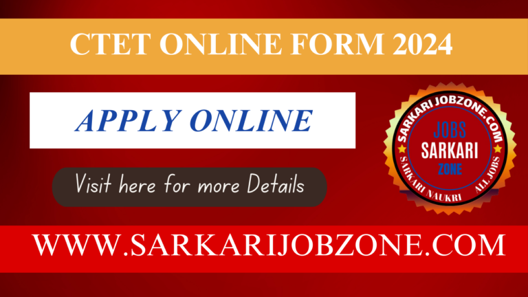 CTET Online Form 2024