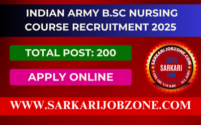 Indian Army B.Sc Nursing Course Recruitment 2025