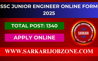 SSC Junior Engineer Online Form 2025