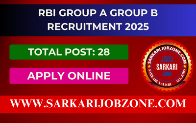 RBI Group A Group B Recruitment 2025
