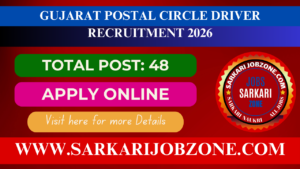 Gujarat Postal Circle Driver Recruitment 2026