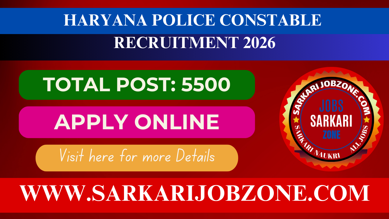 Haryana Police Constable Recruitment 2026